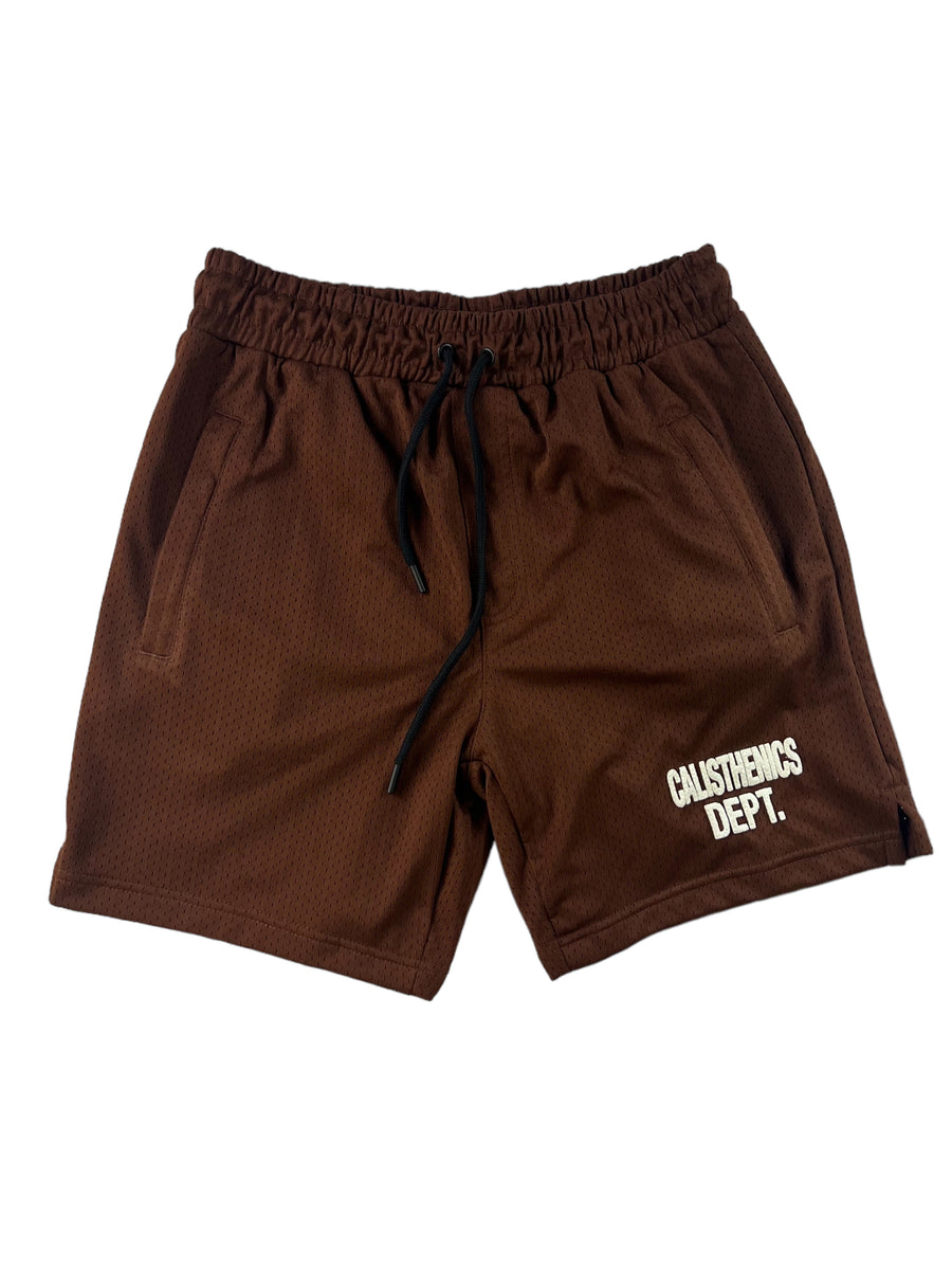 BROWN MESH SHORTS – Calisthenics Dept.